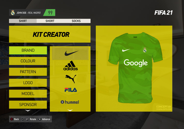 fifa 21 concept